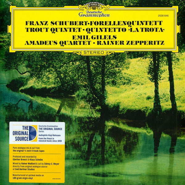 Emil Gilels, Amadeus Quartet & Rainer Zepperitz - Franz Schubert: Forellen-Quintett (Deutsche Grammophon 'The Original Source' Series)(New Vinyl)