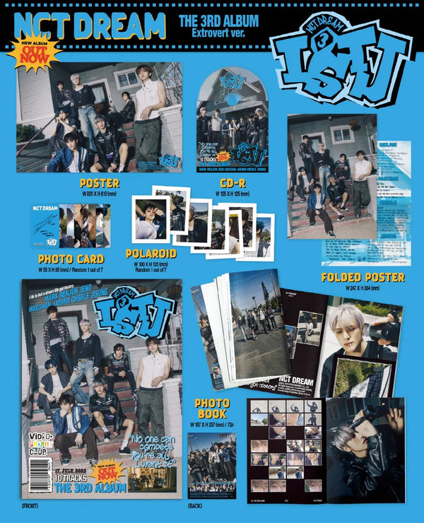 NCT Dream - The 3rd Album ISTJ (Photobook "Extrovert" Version) (New CD)