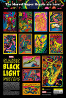 Marvel Classic Black Light Posters (New Book/Posters)