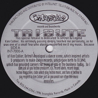 Terrence Parker - Tribute 12" (New Vinyl)