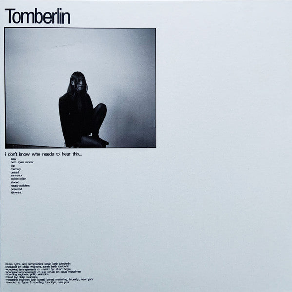 Tomberlin - i don't know who needs to hear this... (New CD)