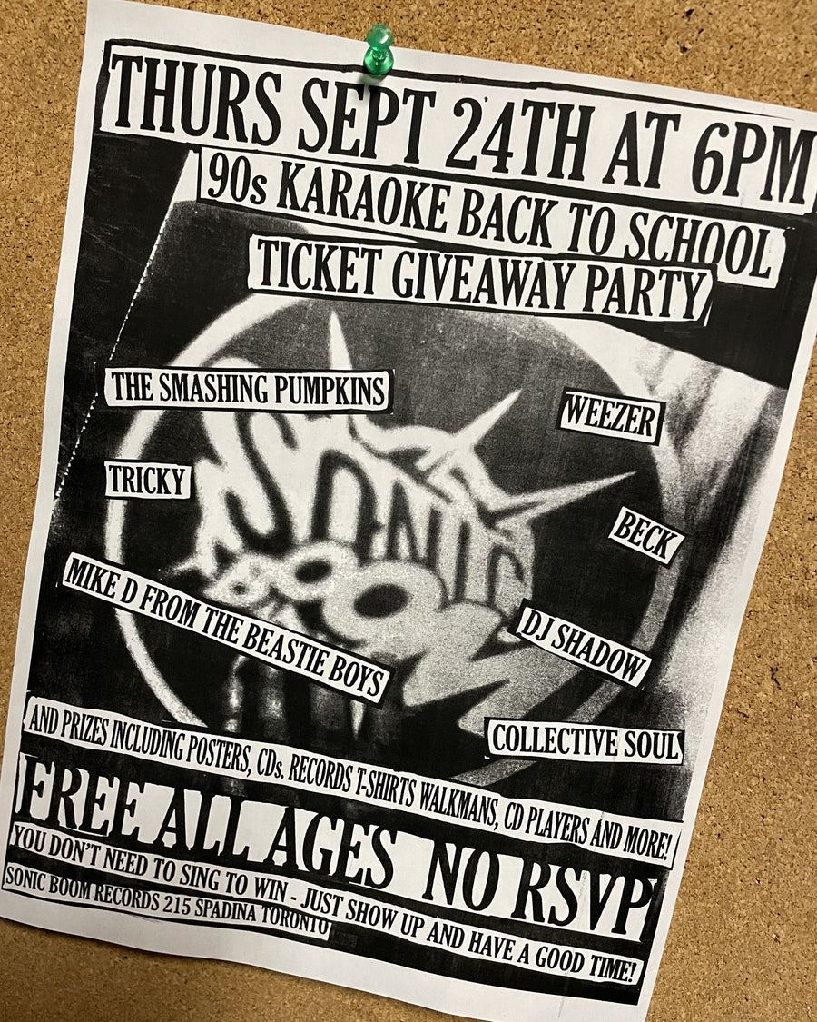 Instore 90s Karaoke Ticket Giveaway Party ALERT !