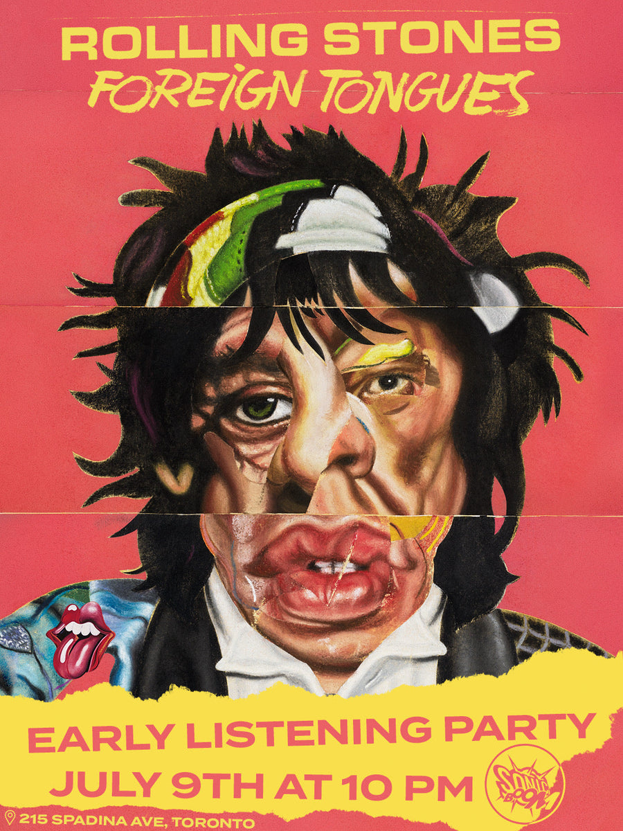 Rolling Stones Foreign Tongues Listening Party July 9th @ 10pm