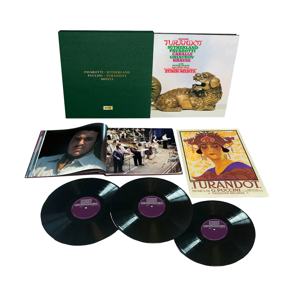 Luciano Pavarotti/Joan Sutherland - Puccini: Turandot (3LP) (New Vinyl)