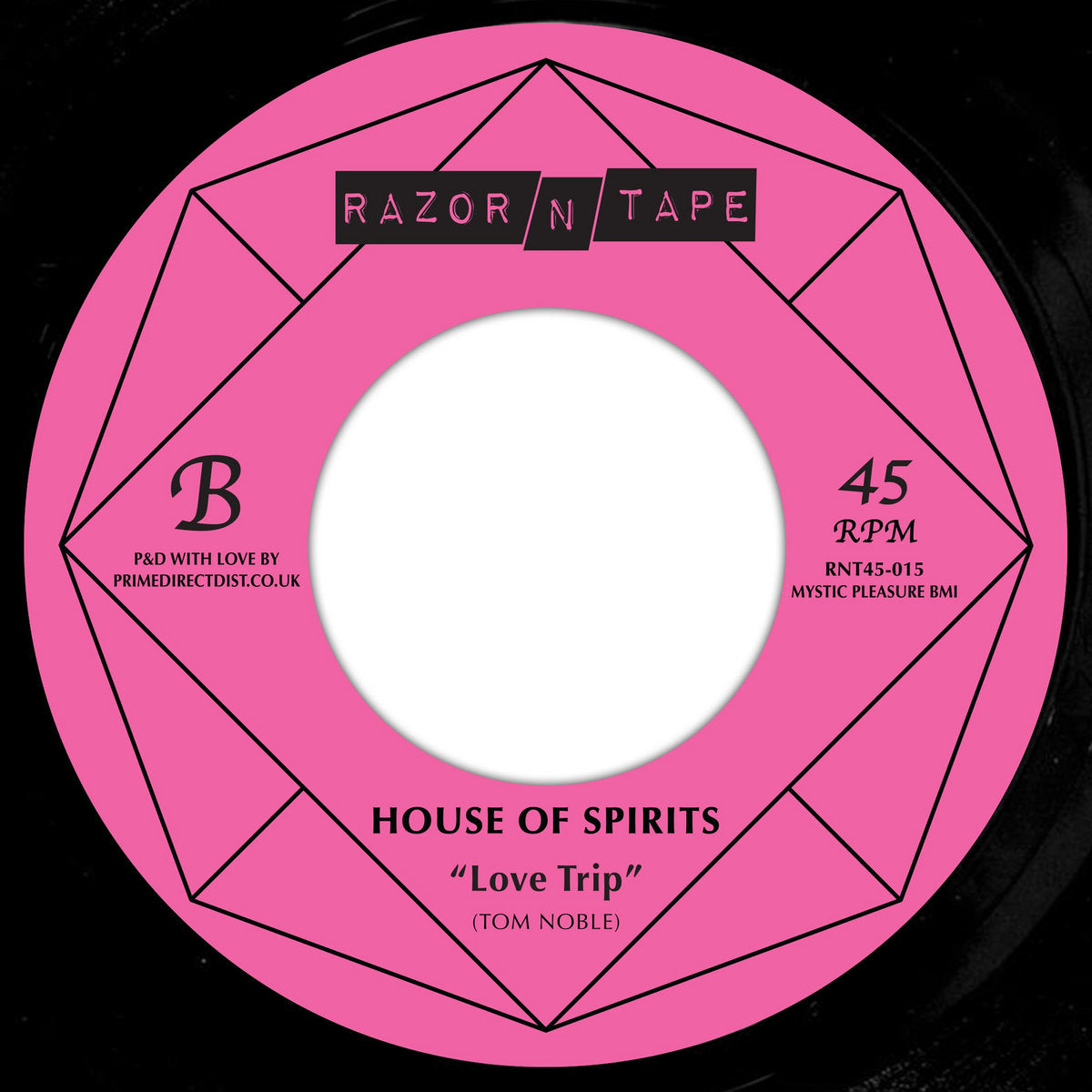 Tom Noble Presents: House Of Spirits - Holding On/Love Trip (7") (New Vinyl)