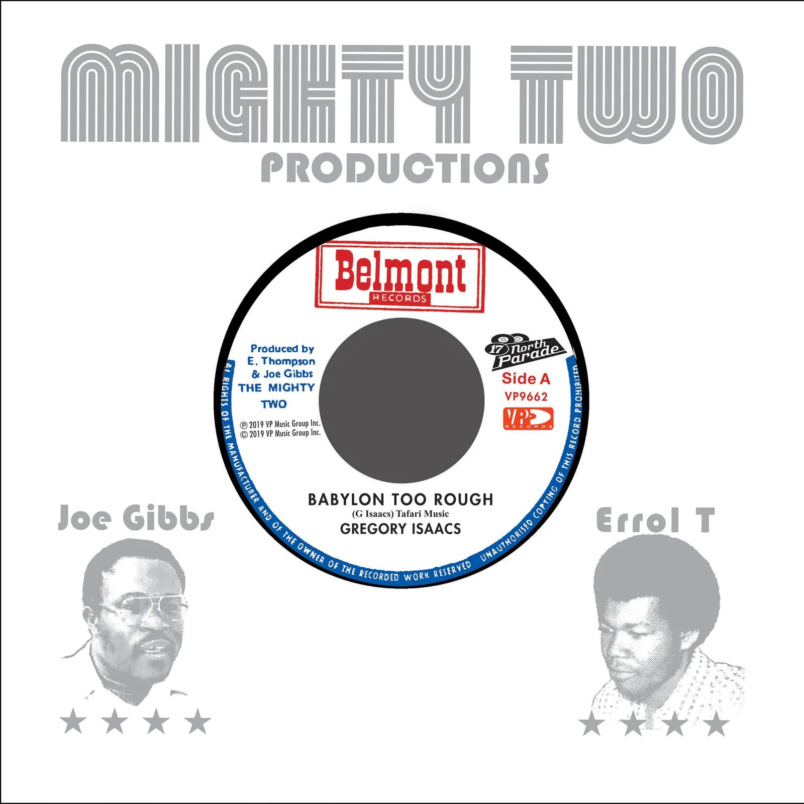 Gregory Isaacs/The Mighty Two - Babylon Too Rough/I Stand Accused (7") (New Vinyl)