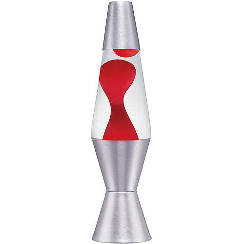 Lava Lamp Classic - RED WAX / WHITE LIQUID 11.5" - For PICK UP ONLY