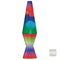 Lava Lamp Classic - WHITE WAX / MULTI-COLOR LIQUID  MULTI-COLOR BASE 14.5" - For PICK UP ONLY