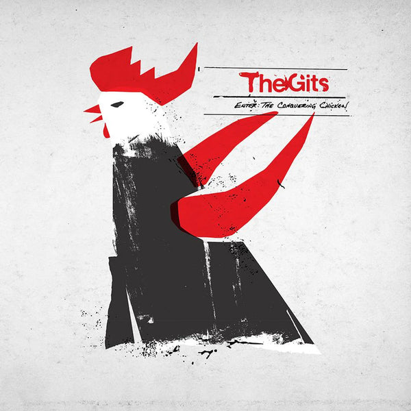 Gits - Enter: The Conquering Chicken (Loser Edition Clear With Black & Red) (New Vinyl)