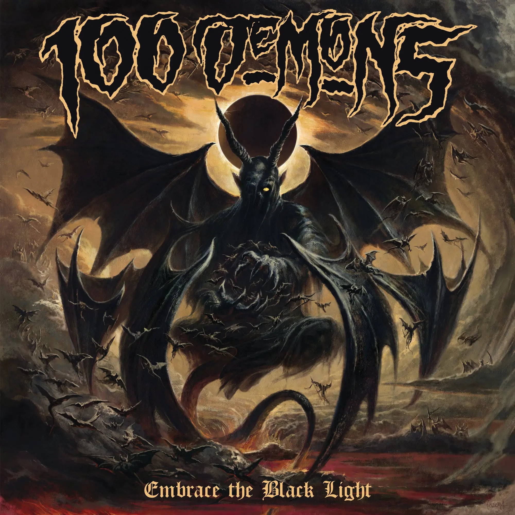 100 Demons - Embrace The Black Light (Spiritual Obliteration Marble Vinyl) (New Vinyl)