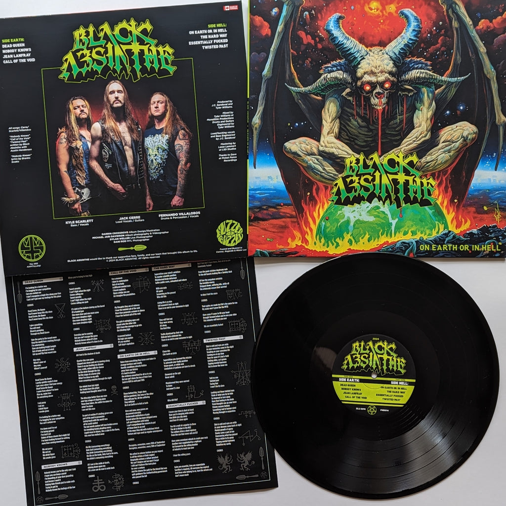 Black Absinthe - On Earth Or In Hell (New Vinyl)