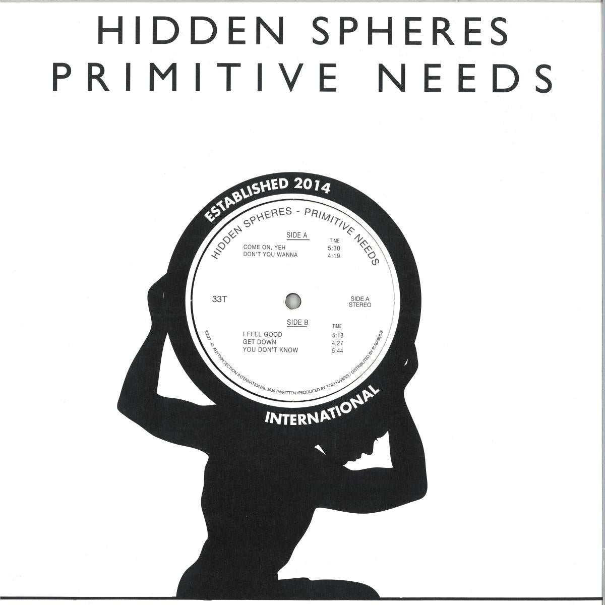 Hidden Spheres - Primitive Needs EP (12") (New Vinyl)