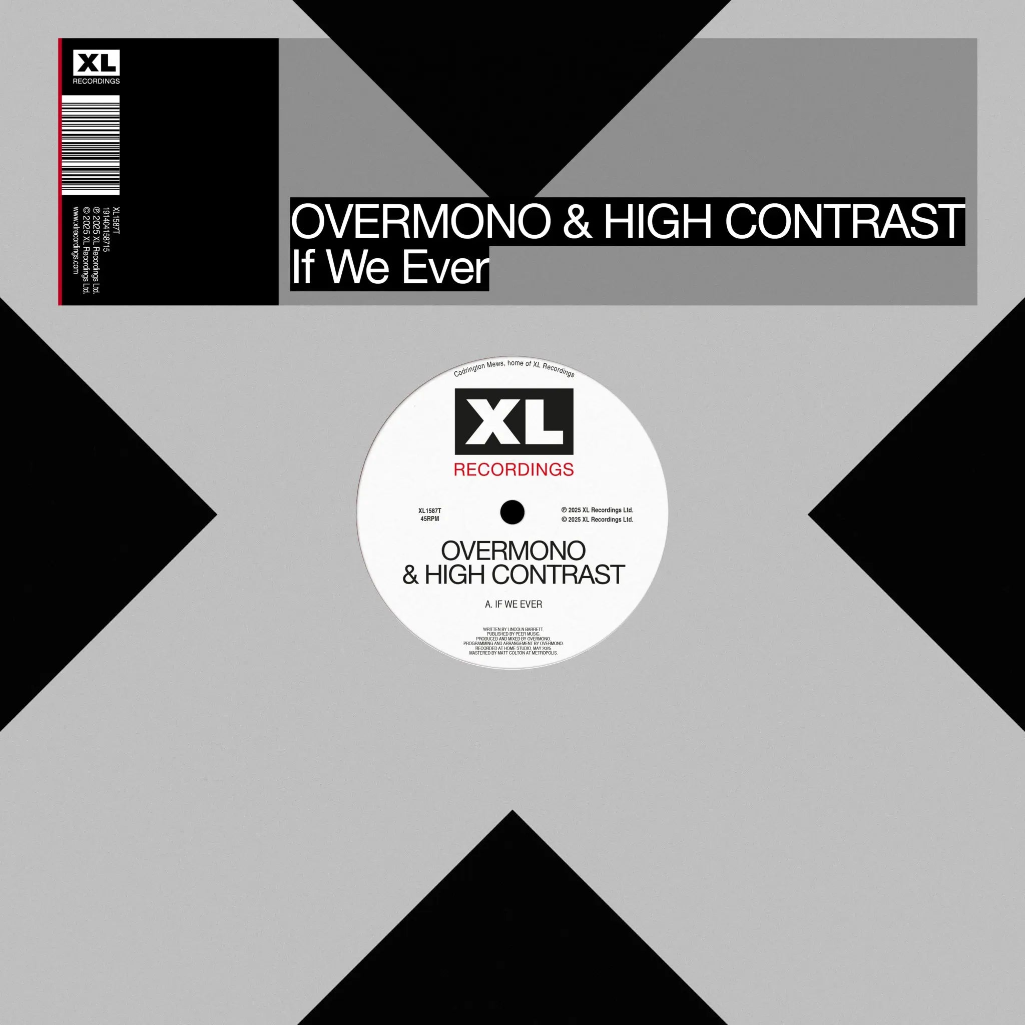 Overmono & High Contrast - If We Ever EP (New Vinyl)