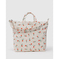 Horizonal Zip - Painted Wildflower Baggu Duck Tote (Canvas)