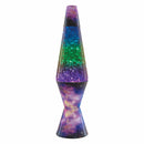 Lava Lamp Classic - STAR GLITTER / CLEAR LIQUID / GALAXY OMBRE BASE 14.5" - For PICK UP ONLY