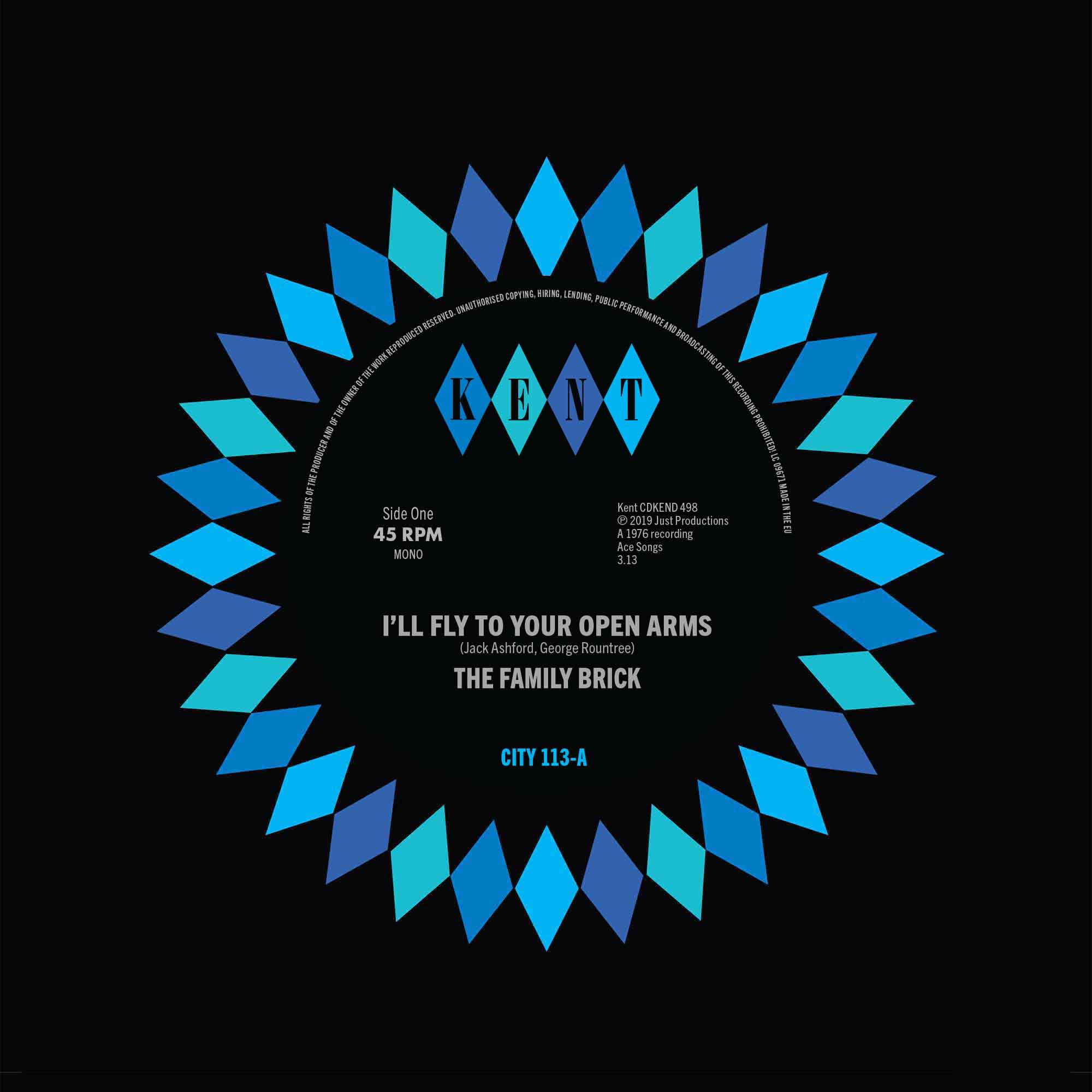 Family Brick/Ray Gant - I'll Fly To Your Open Arms/Did She Do It To You (7") (New Vinyl)