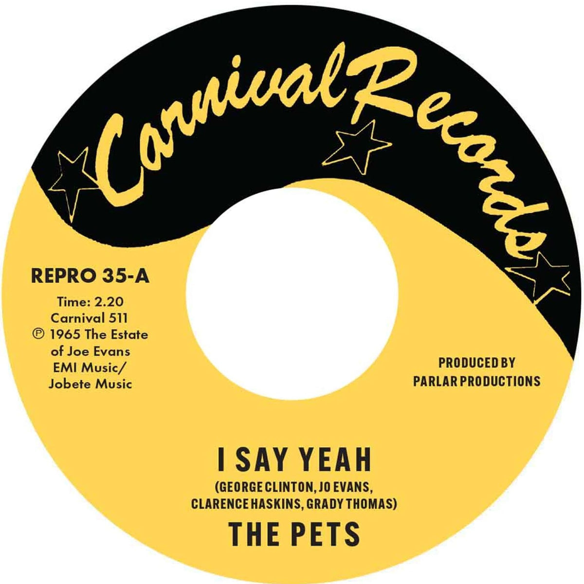 Pets/Lee Williams & The Cymbals - I Say Yeah/It's Everything About You I Love (7") (New Vinyl)