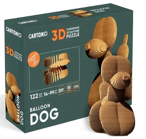 3D Sculpture Puzzle Balloon Dog - Cartonic