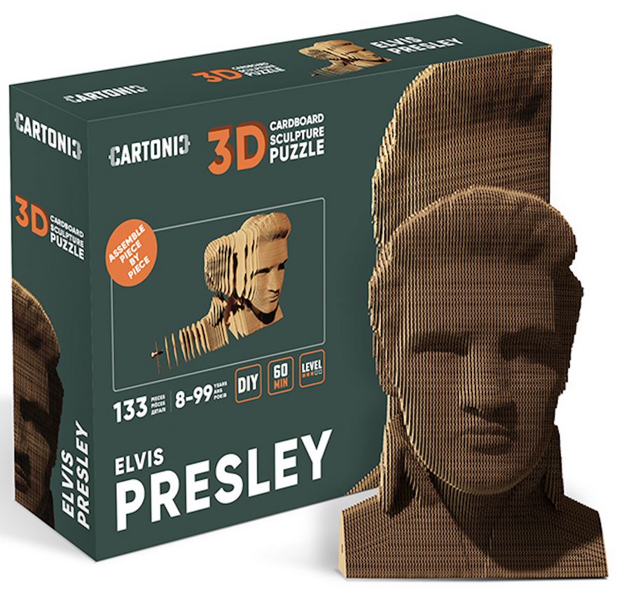 3D Sculpture Puzzle Elvis Presley - Cartonic