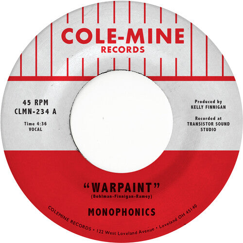 Monophonics & Kelly Finnigan - Warpaint/Crash & Burn (Natural With Black Swirl Vinyl) (New Vinyl)