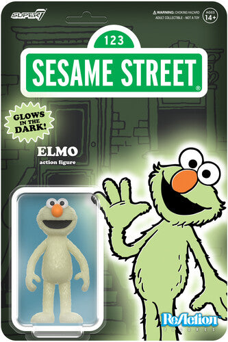 Super7 - Elmo (Glow In The Dark) ReAction Figure