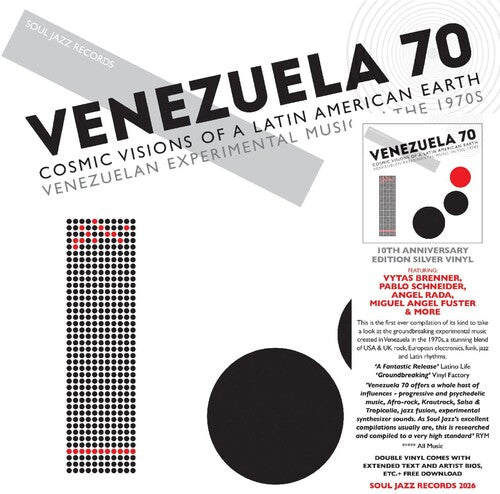 Various Artists - Soul Jazz Records Presents: Venezuela 70: Cosmic Visions Of A Latin American Earth  Venezuelan Experimental Rock In The 1970's (Silver Vinyl) (New Vinyl)
