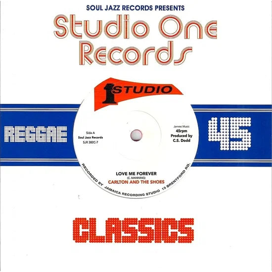 Carlton And The Shoes - Love Me Forever / Never Let Go (Red Vinyl) (New Vinyl)