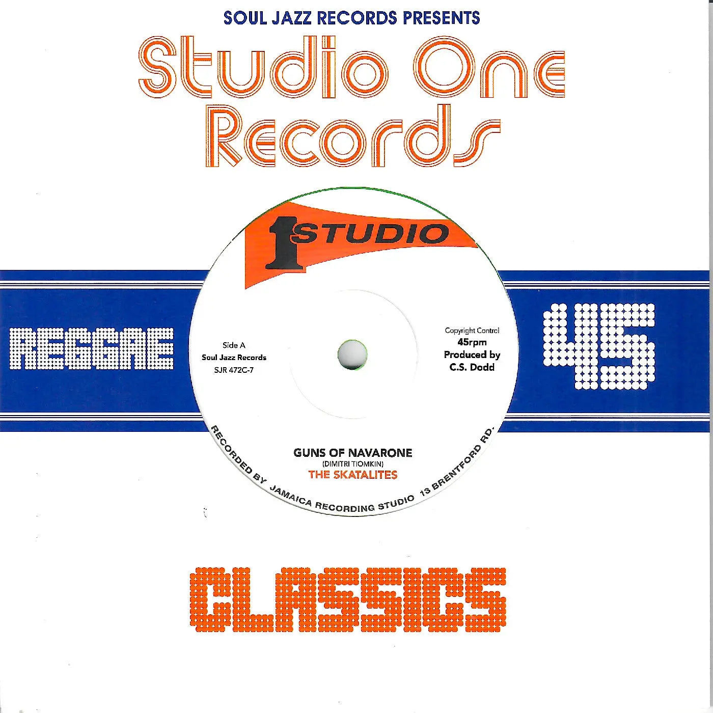 The Skatalites - Guns Of Navarone / Marcus Garvey (Green Vinyl) (New Vinyl)