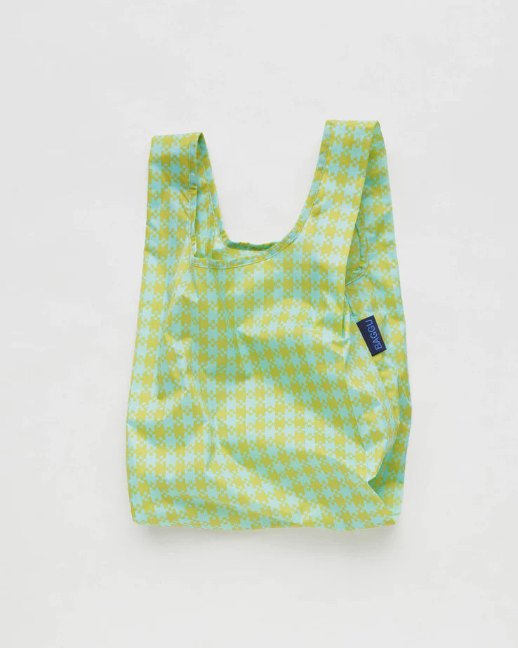 Mint Pixel - Standard Baggu Reusable Bag
