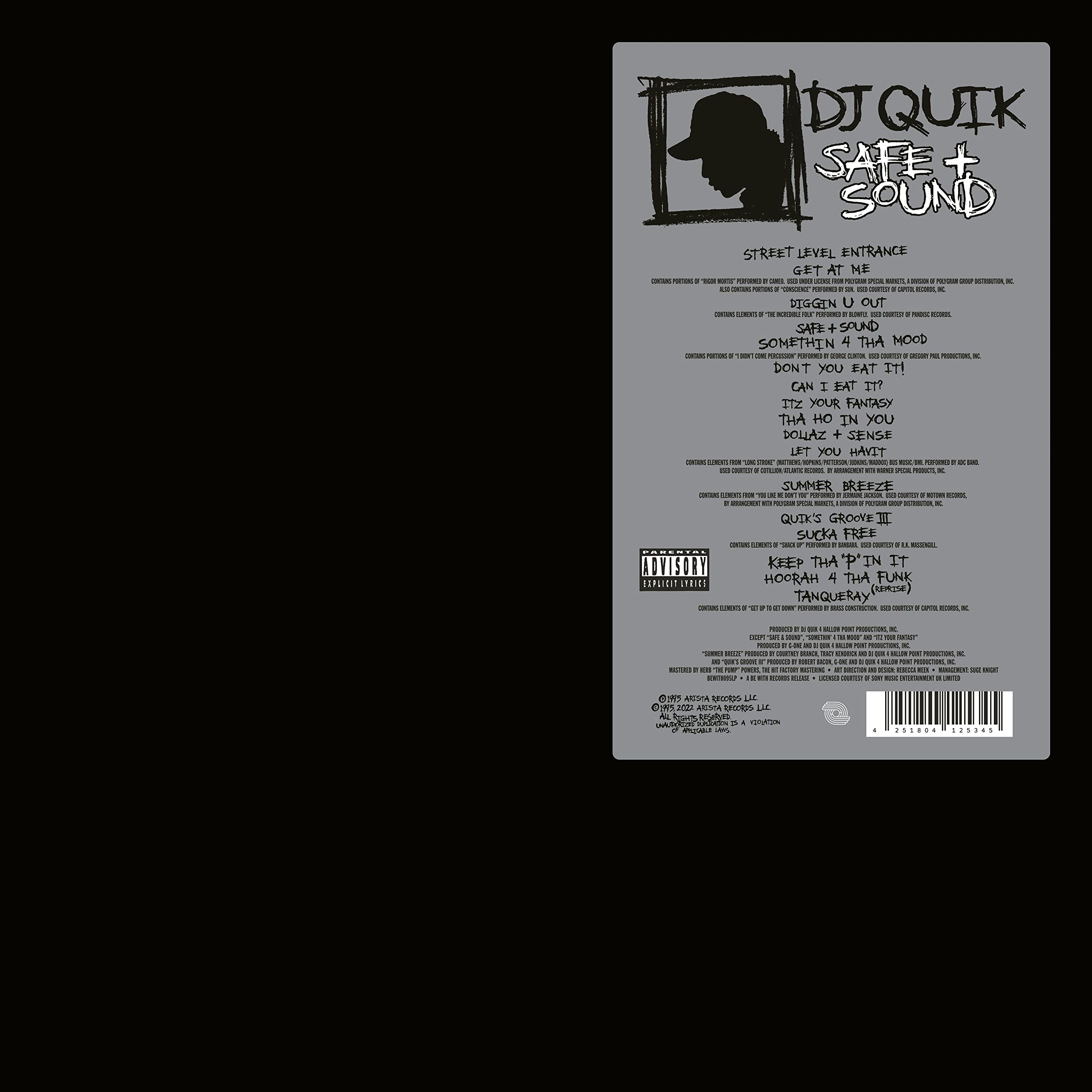 DJ Quik - Safe + Sound (2LP) (New Vinyl)