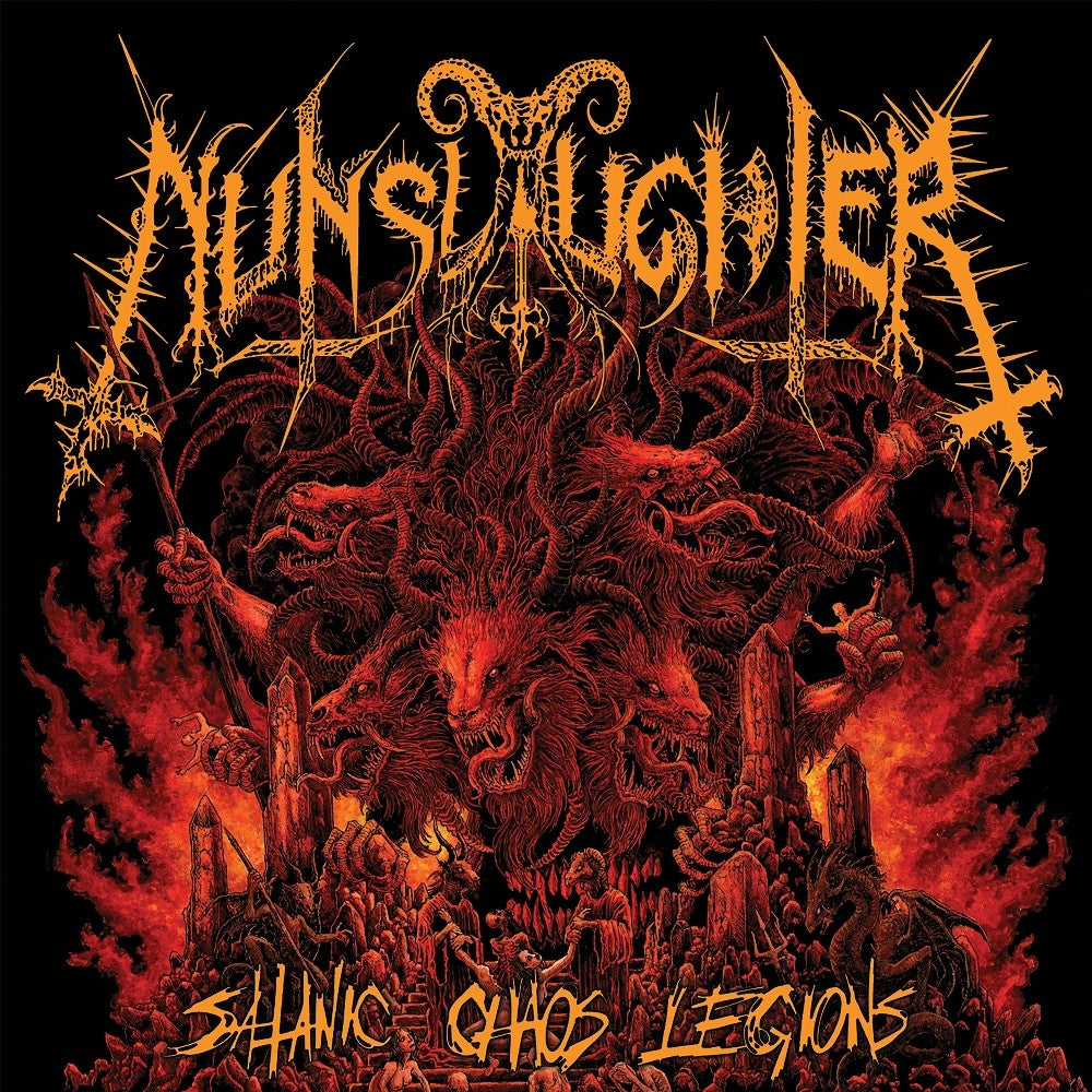 Nunslaughter - Satanic Chaos Legions (Red Vinyl) (New Vinyl)
