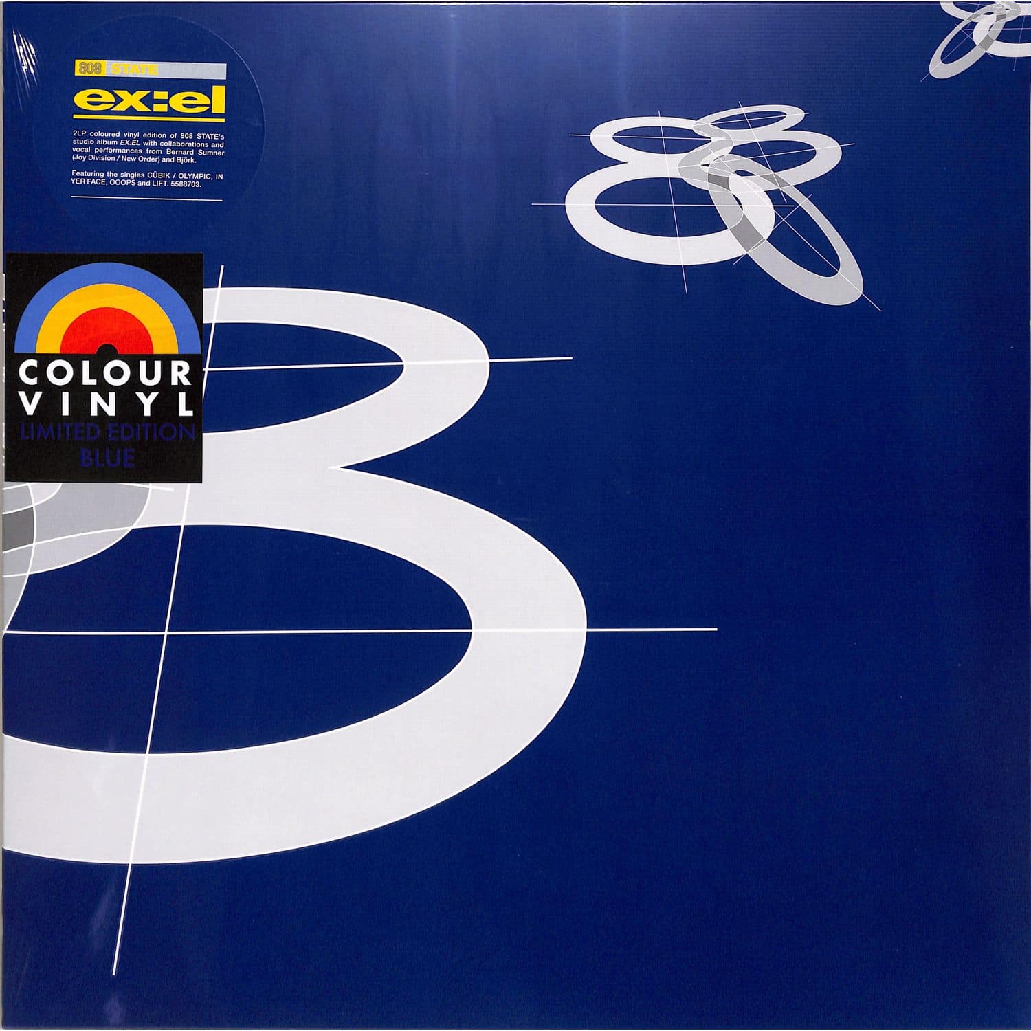 808 State - Ex:el (Blue Vinyl) (New Vinyl)