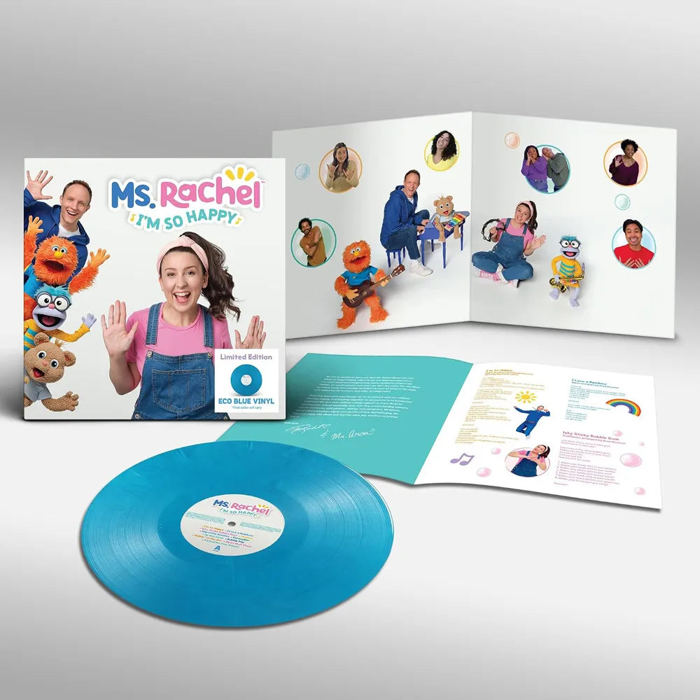 Ms. Rachel - I'm So Happy (Eco-Friendly Blue Vinyl) (New Vinyl)