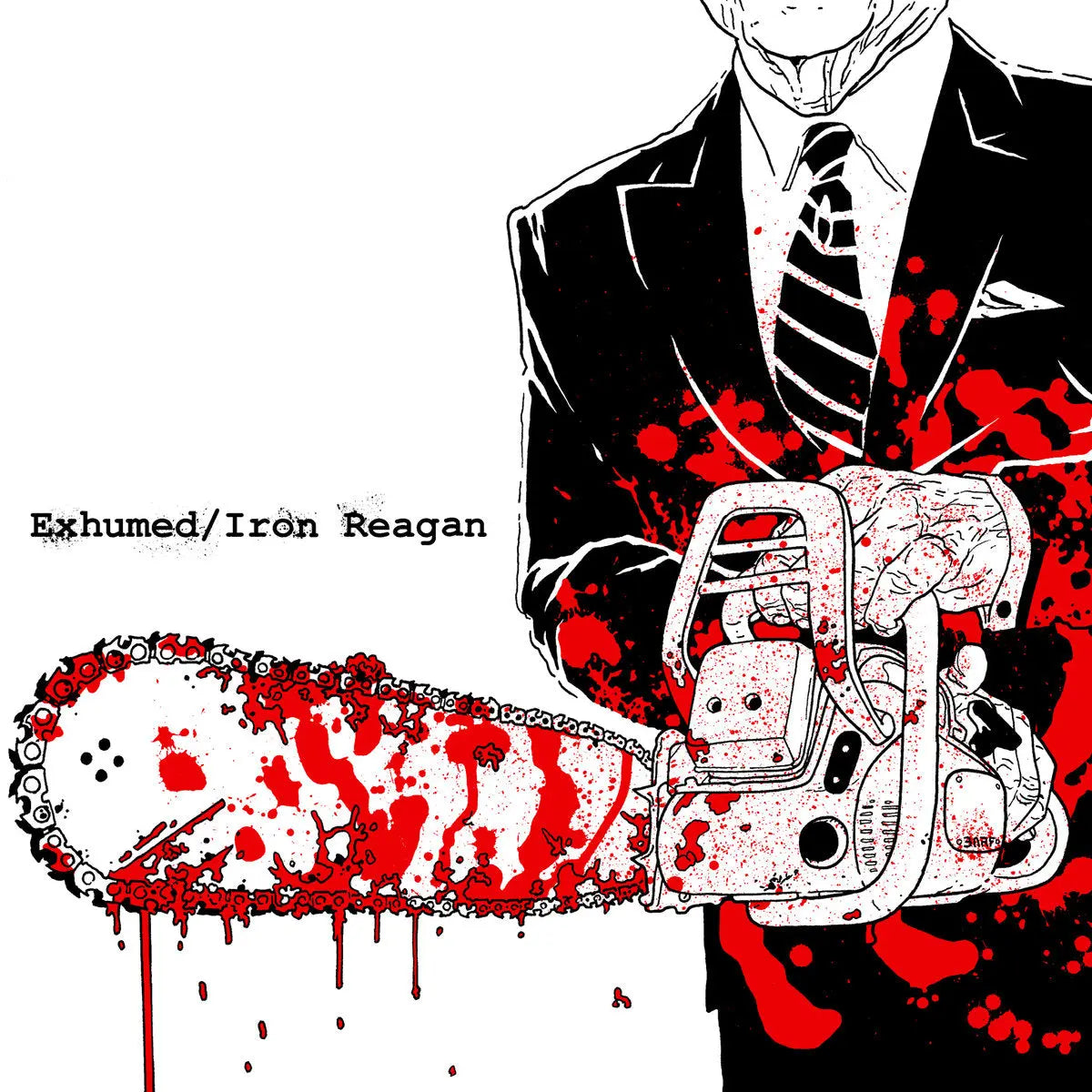 Exhumed / Iron Reagan - Split 12" (Limited Edition Blood Cloud Vinyl) (New Vinyl)