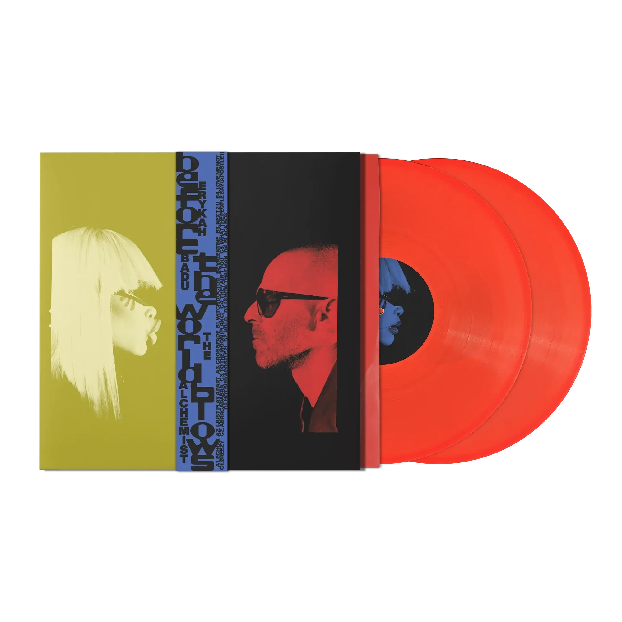 Erykah Badu & The Alchemist – Before The World Blows (Limited Edition Transparent Neon Orange 2LP) (New Vinyl)