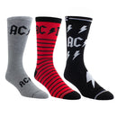 ACDC Guitar Tin 3-Pack Socks