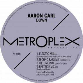 Aaron Carl - Down (12") (New Vinyl)