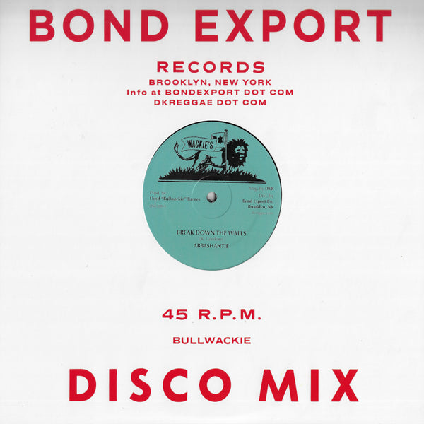 Abbashantie/Jerry & Neville - Break Down the Walls/Abbashantie Rock 12" (New Vinyl)