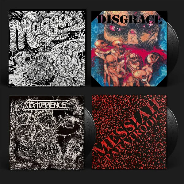 Abhorrence, Disgrace & Messiah Paratroops - Maggots: Original Artyfacts From The First Finnish Death Metal Era Part I (7" Boxset) (New Vinyl)