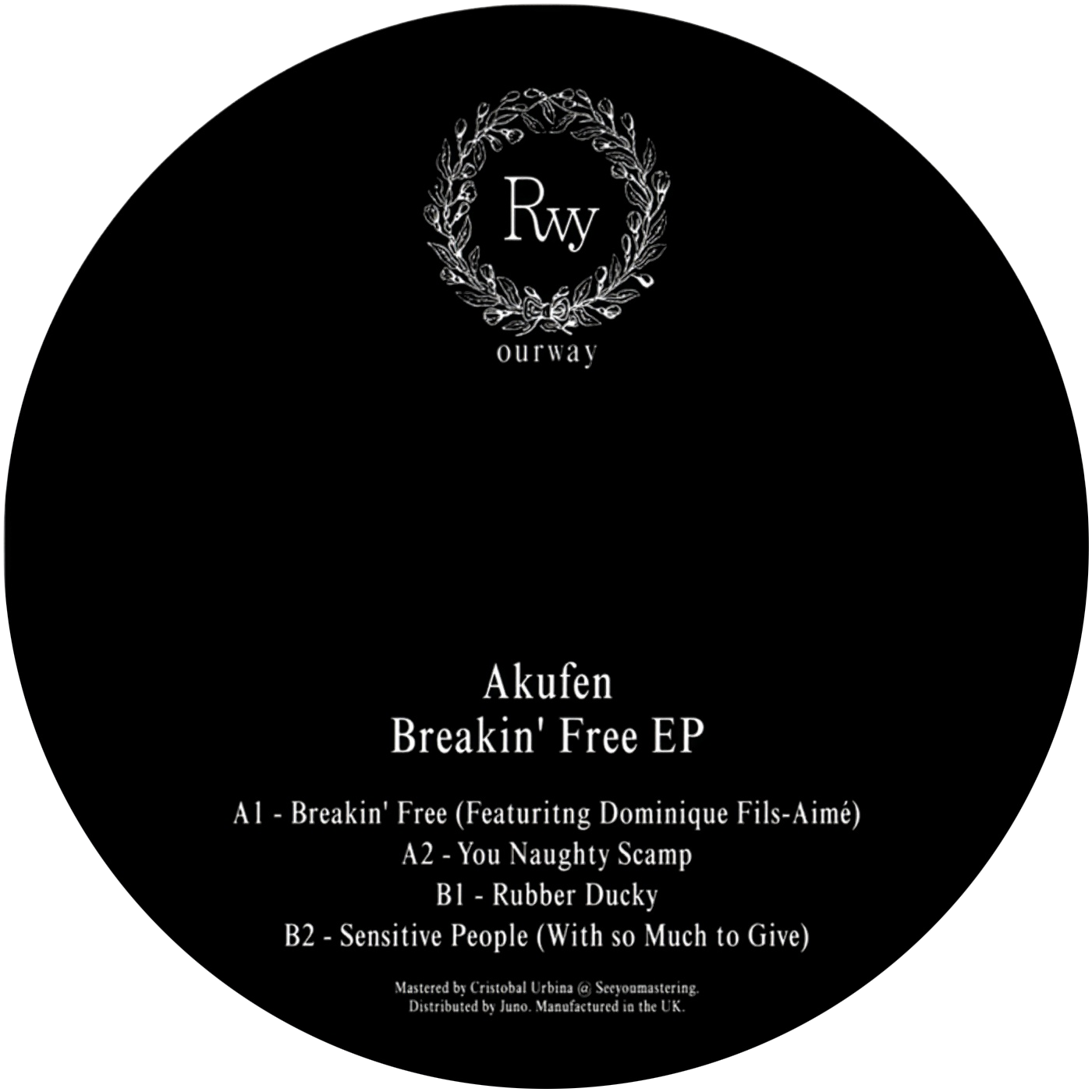 Akufen - Breakin' Free EP (12") (New Vinyl)