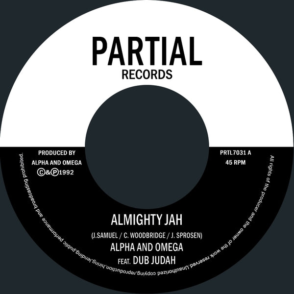 Alpha & Omega, Dub Judah - Almighty Jah 7" (New Vinyl)