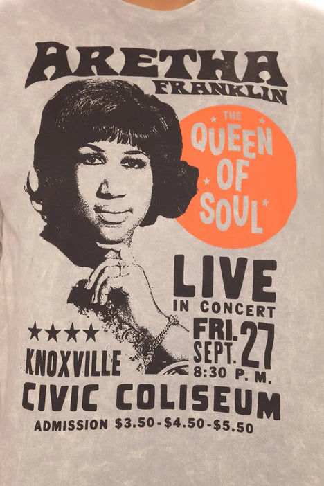 Aretha Franklin - Queen Of Soul - T Shirt