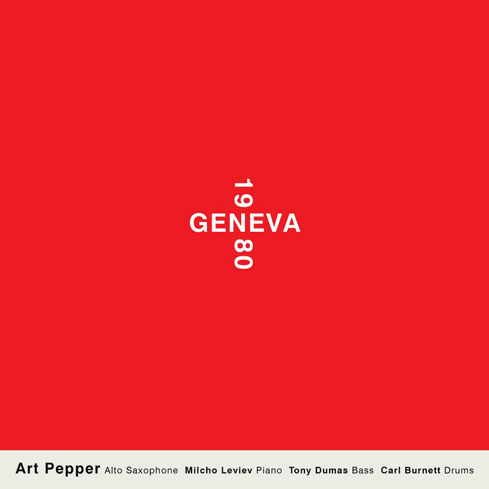 Art Pepper - Geneva 1980 (New CD)