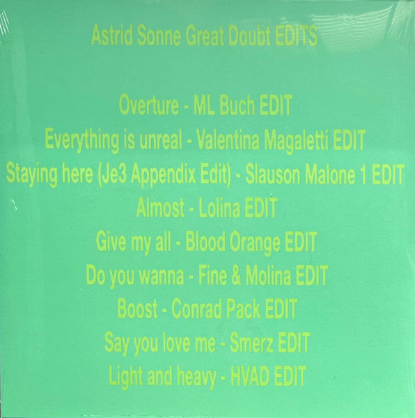 Astrid Sonne - Great Doubt Edits (New Vinyl)