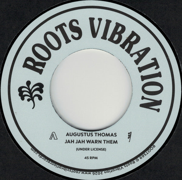 Augustus Thomas - Jah Jah Warn Them (7") (New Vinyl)