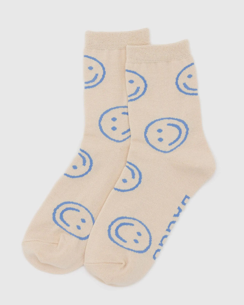 BAGGU Smiley Crew Socks