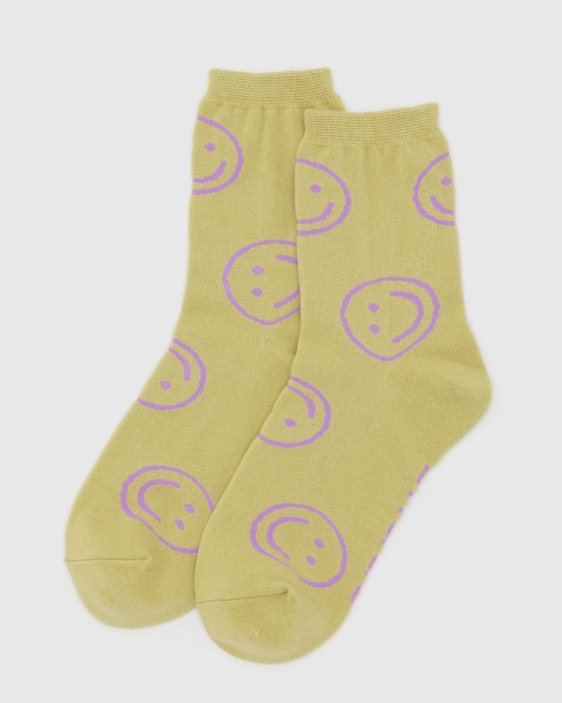 BAGGU Smiley Crew Socks