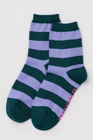 BAGGU Striped Crew Socks