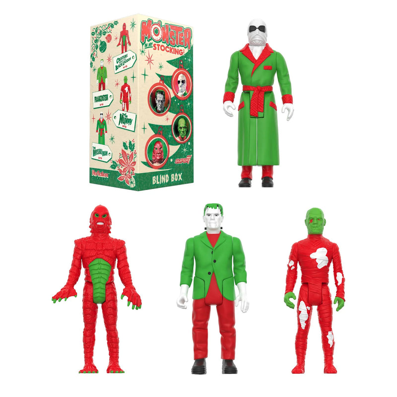 SUPER7 - Universal Monsters Christmas Blind BOX ReAction Figure