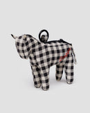 Baggu - Black & White Gingham Horse Charm